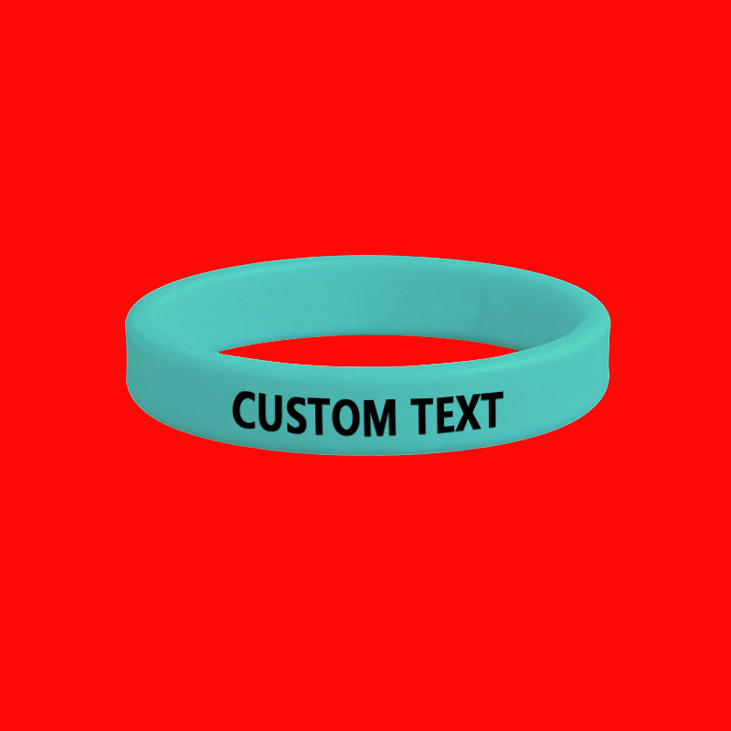 30pc Custom Silicone Bracelets Set, Personalised Gift